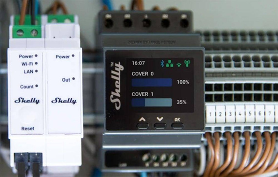 Shelly Pro Dual Cover PM WIFI