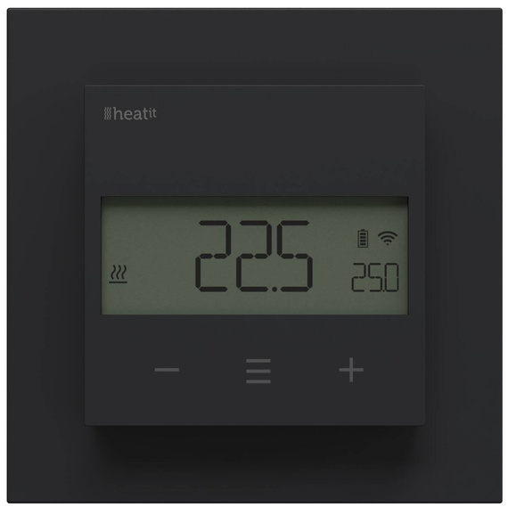 Heatit Z-Temp3 bezprzewodowy termostat (czarny)