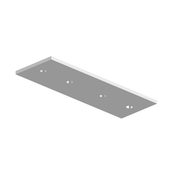 Mio Decor Genius dwutorowa aluminiowa szyna sufitowa