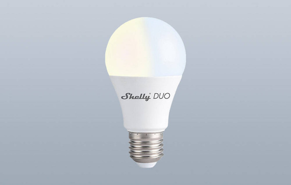 Shelly Duo żarówka E27 (WW/CW)