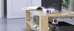 PowerCube ReWirable USB + 4 wtyczki (szary)