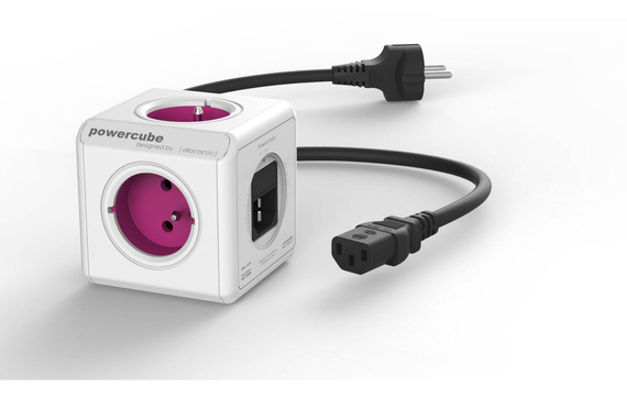 PowerCube ReWirable + wtyczki (fioletowa)