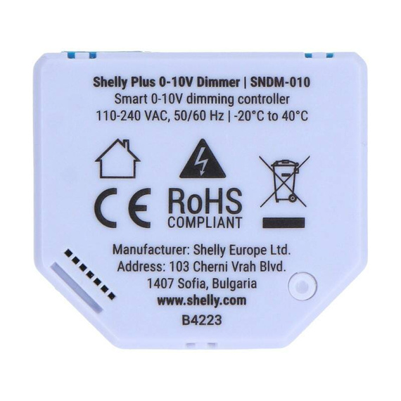 Shelly Plus 0-10V Dimmer Ściemniacz światła