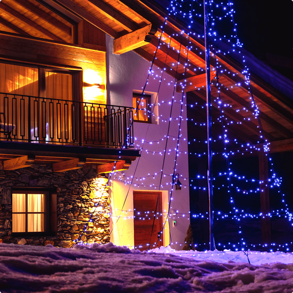 Choinka iluminacja RGB+W Twinkly 300 LED 2 M