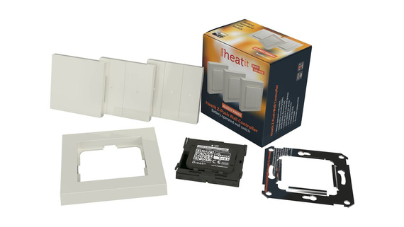 Heatit Z-Push Wall Controller kremowy połysk Z-wave