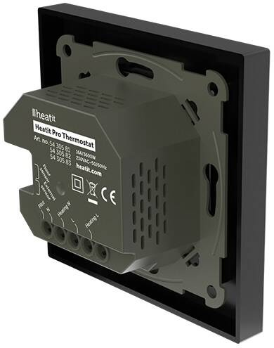 Heatit Pro termostat (czarny)