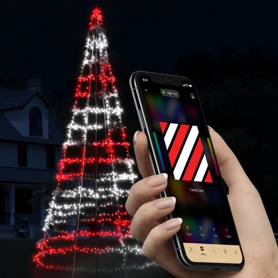 Choinka iluminacja RGB+W Twinkly 750 LED 4 M