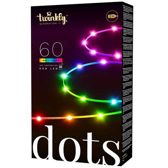 Taśma Twinkly DOTS 3 m 60 LED RGB przezroczysta