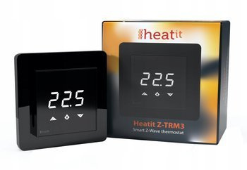 Heatit Z-TRM3 termostat 16A (czarny) Z-wave