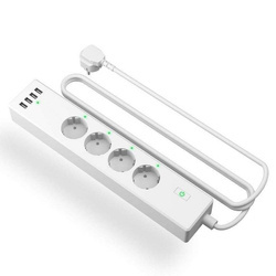 Meross Listwa zasilania 4 gniazda + USB HomeKit