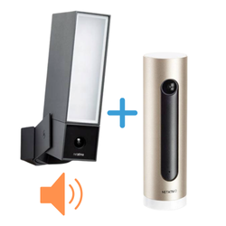 Netatmo Presence with Siren + Welcome - zestaw kamer wewnętrznej i zewnętrznej z syreną