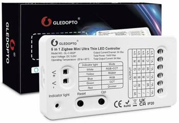 Gledopto Sterownik 5in1 Ultra Thin ZigBee