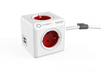 PowerCube Extended USB 1,5 m (czerwony)